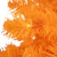 Arbre de Noël pin artificiel pré-éclairé - orange - lumières claires-106854030