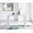 Eubanks High Gloss 4 Seat Rectangular Dining Table Set with Faux Leather Upholstered Dining Chairs-636536568