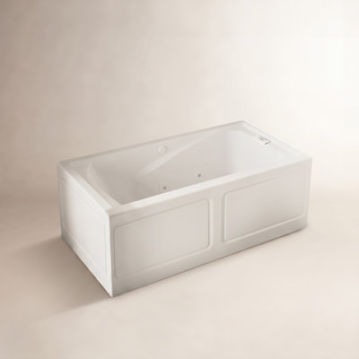 Evolution 60" Alcove Whirlpool Bathtub