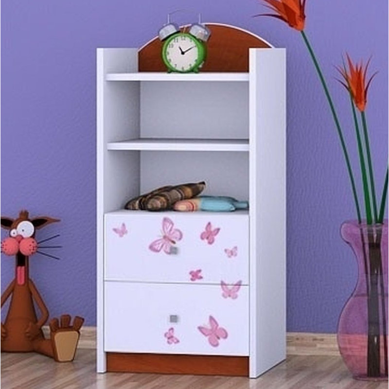 Jayden 96cm H X 45cm W Animals Kids Cube, Brown