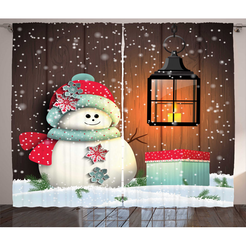 Semi-Sheer Rod Pocket Curtain Panels, 54" W x 84" L