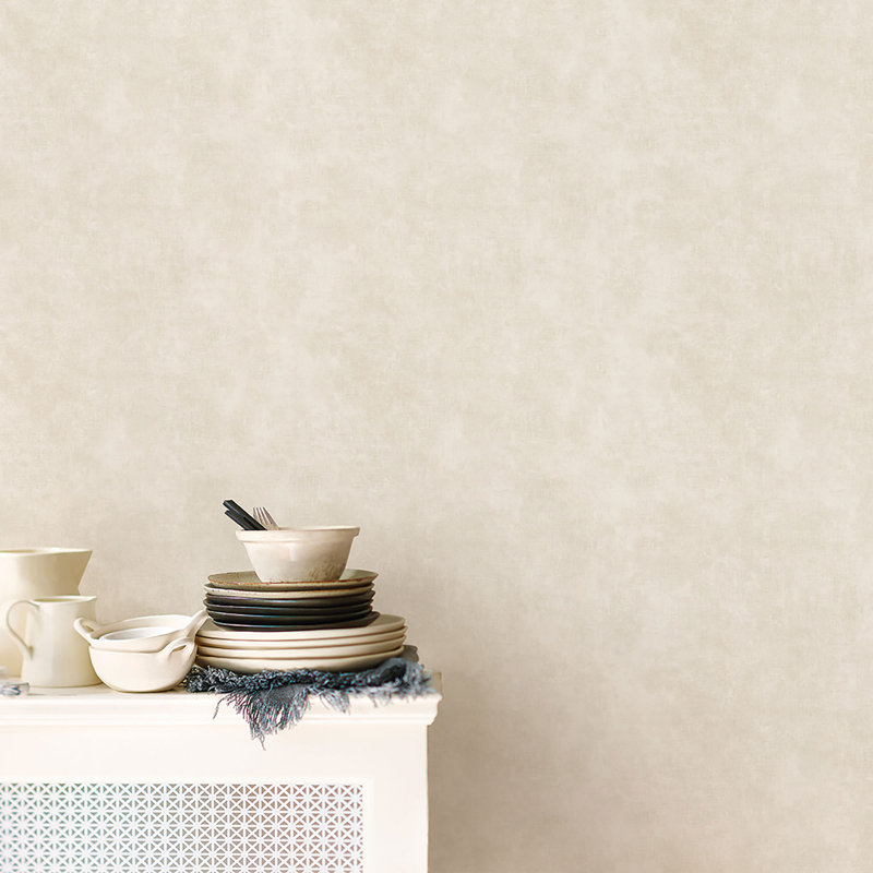 Dristy 10m x 52.8cm Matte Wallpaper Roll, Off White
