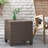 Table, Minimalist Concept Shown, 18" W X D H, Brown, No Assembly Needed Accent Table In Style, & Iron, 18X18x18, Assembly, Ready To Place-475836307