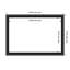 Nero Black Framed Dry Erase Magnetic Board Organization Boards-114320288