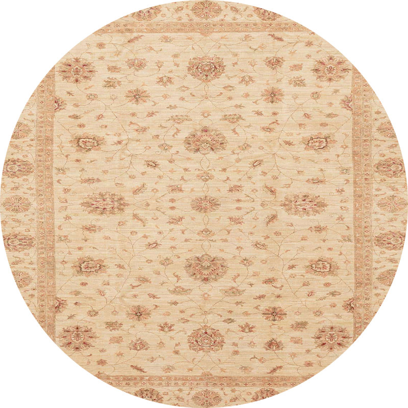 Tapis abstrait moderne 3664, Rond 8 pi