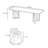 Solid Wood Brown Rectangular Dining Table Sets-110393413