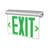 NICOR Lighting Thermoplastic Edge Lit LED Exit Sign-70272763