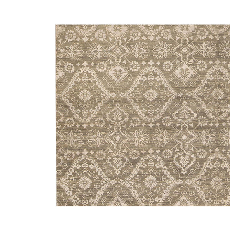 Tapis crème / brun de haute qualité