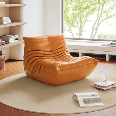 Microfiber Leather Standard Bean Bag Chair and Lounger