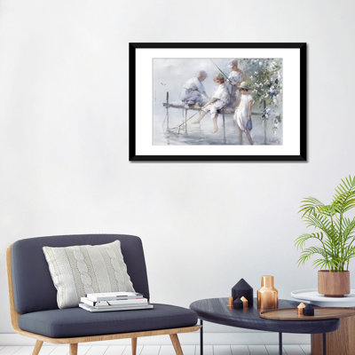 «Fishing Fun», reproduction sur toile