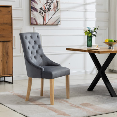 Akkar 47cm H Velvet Upholstered Dining Chair