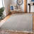 Brashear Hand Loomed Wool/Cotton Rug in Ivory/Black-731539990