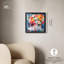 Art mural fantaisiste Sneaker avec fleurs-115127898-115127900