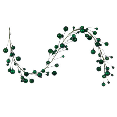 Vickerman 6' Green Ball Branch Garland.