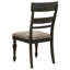 Chaise d'appoint en bois (ensemble de 2)