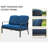 Outdoor 4 Pcs Patio Conversation Set-991135828