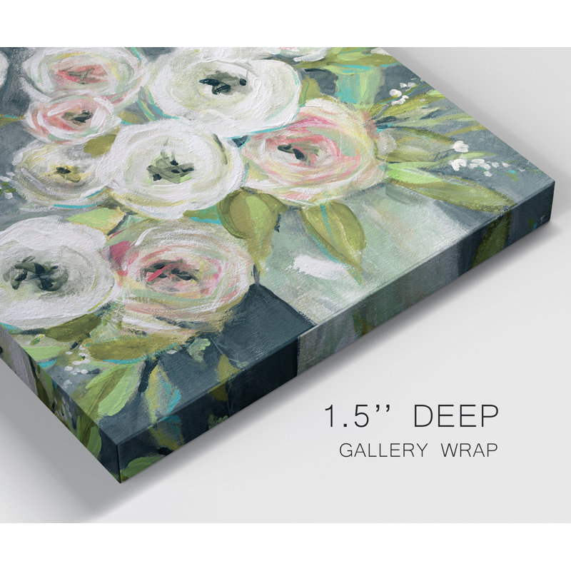 «Summer Ranunculus», reproduction sur toile tendue, H 24 po x l 24 po x P 1 po