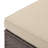 Wicker Outdoor Ottoman with Cushion (Set of 2)-100740199