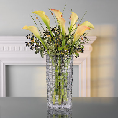 Bossa Nova Lead Free Crystal Table Vase