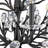 Eve 9 - Light Steel Dimmable Tiered Chandelier