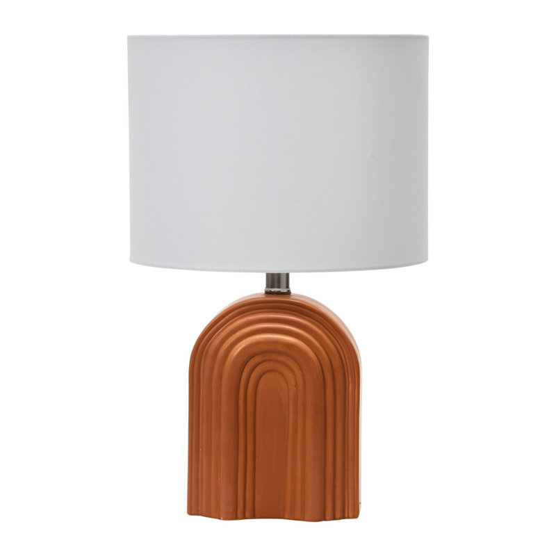 Macade Ceramic Table Lamp, Brown