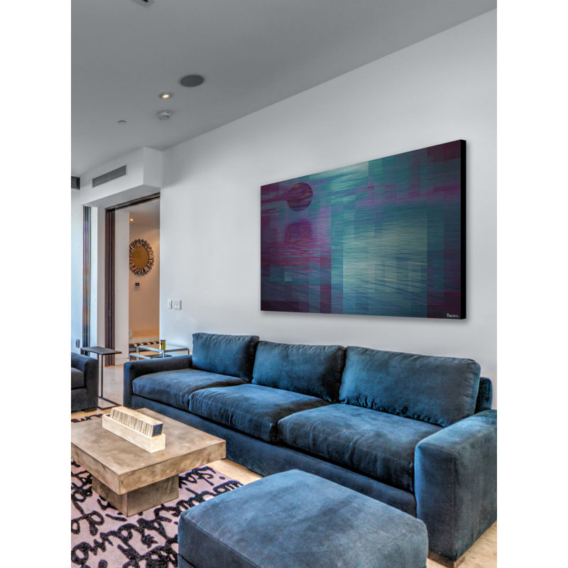« dark moon » par parvez taj,, reproduction d’art sur aluminium brossé, H 24 po x l 36 po x P 1,5 po
