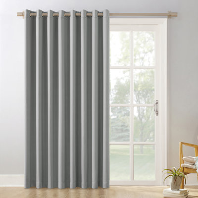 Panneau de rideau occultant thermique à œillets Wayfair Basics® pour porte-fenêtre coulissante