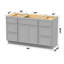 Base de meuble-lavabo simple 54 po seulement-98636823