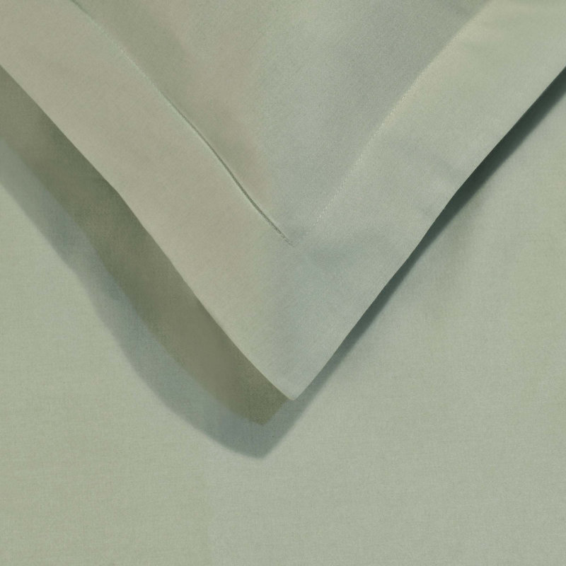 Ensemble de housse de couette en satin de coton égyptien certifié Classic  à densité de tissage 700 fils, Bourgogne