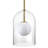 Hiral 8" Wide Double Layer Pendant with Glass Shade-383636053