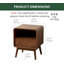 42cm W Solid Wood Bedside Table-610449300-610449297