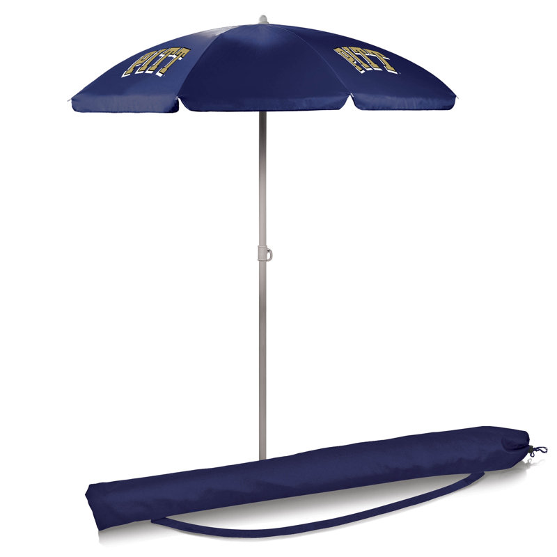 Parasol de plage 5,5 pi Ncaa, Pittsburgh, Bleu marine