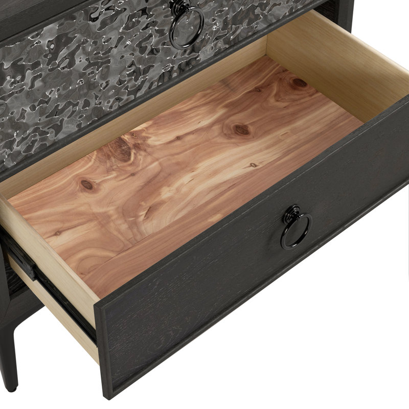 Preste 2-Drawer Nightstand, Brown