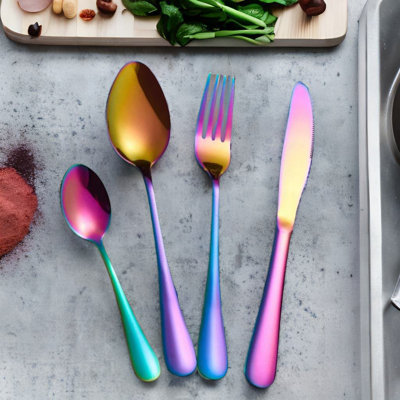 Ivy Bronx Shreffler Stainless Steel Flatware Set - Service for 6