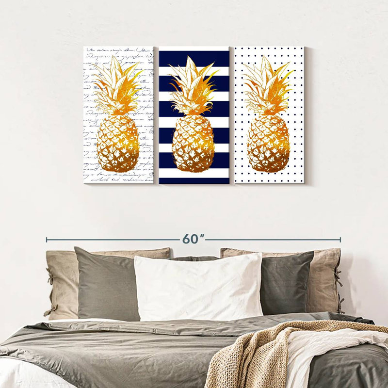 Impression sur toile marine, H 28 po x l 45 po x 1,25 po