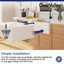 DeerValley 33" L x 20" W Farmhouse Workstation Style Kitchen Sink with Sink Grid, Cutting Board and Dish Rack