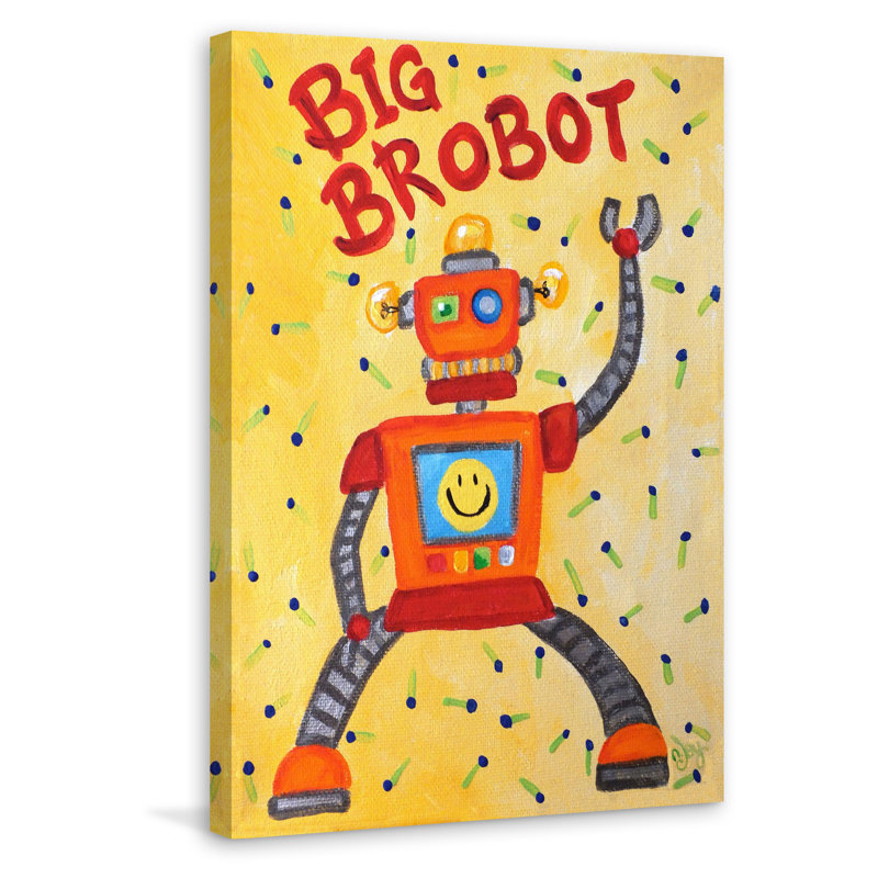 «Big Brobot», reproduction sur toile tendue, H 60 po x l 40po x P 1,5 po
