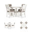 Table de salle à manger et 4 chaises Damonee (ensemble de 5)