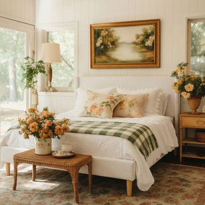 Janine Corduroy Upholstered Wingback Bed with Slat Kit and Solid and Manufactured Wood Frame 