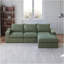 Canapé désossé de 99 pouces avec méridienne, canapé modulaire rembourré en forme de L avec trois coussins, canapé modulaire en velours côtelé pour le salon et la chambre à coucher, aucun assemblage requis-829712765