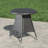 Brissette Round Outdoor Bistro Table With Umbrella Hole , 25.75'' in. W 25.75'' in. D-2101529269-2015055130