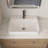 DeerValley 23.82" L x 18.9" W x 6.69" H White Rectangular Vitreous China Drop-in Bathroom Sink with Overflow-116376537