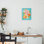 Giclée encadrée rafraîchissante rétro Aperol & Recipe, design par Courtney Morgenstern