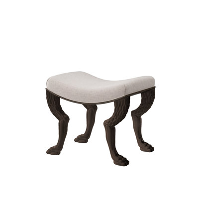 Nob Solid Wood Accent Stool