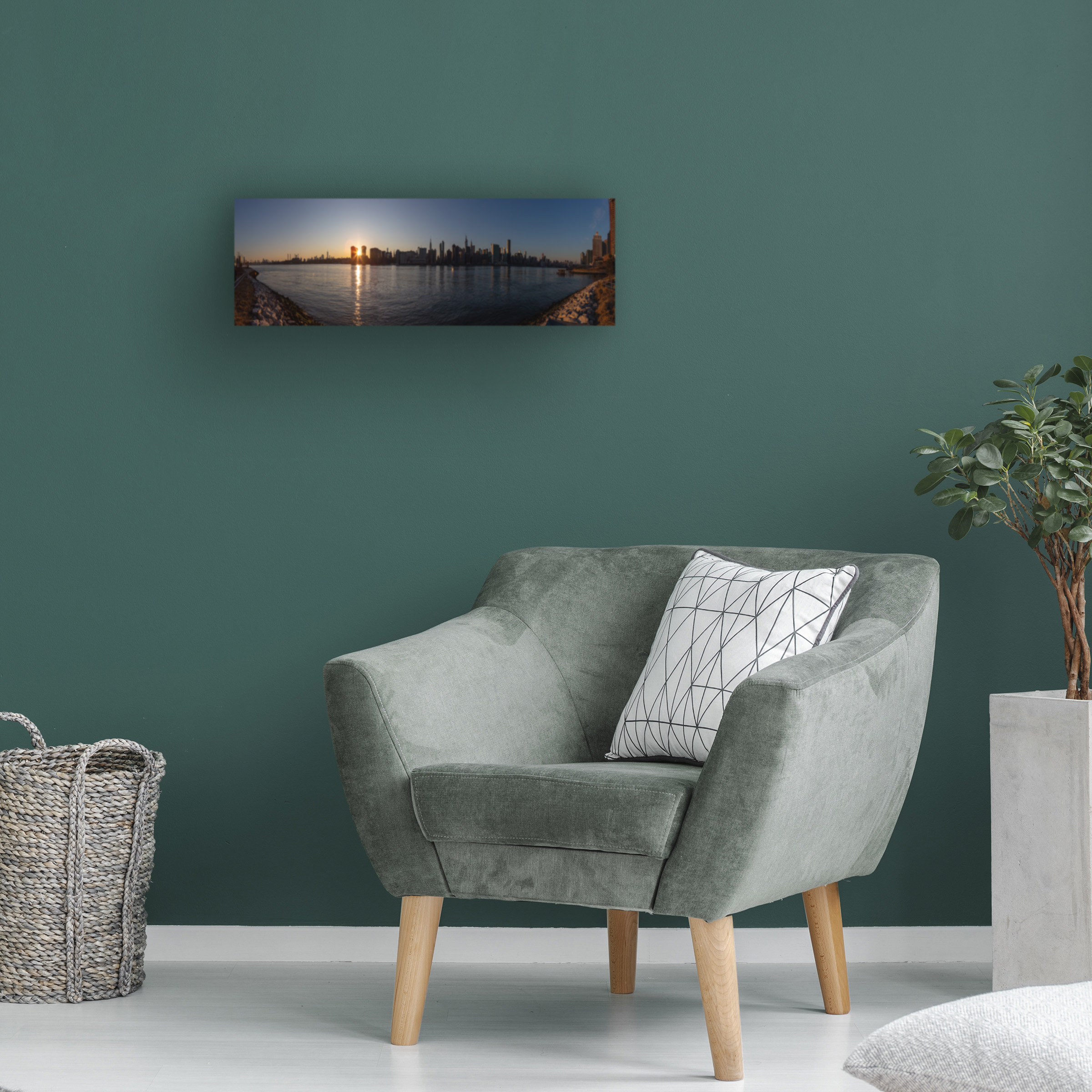 Ebern Designs Wrapped Canvas Wall Art - Jeff Poe Photography 'NYC faded ...