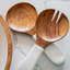  Couverts à salade en bois d'acacia Wood + White Collection