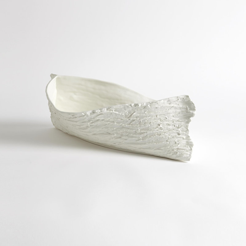 Twisty Japanese Cherry Bowl-Matte Black, Matte White
