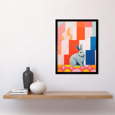 Fat White Rabbit - Single Picture Frame Print