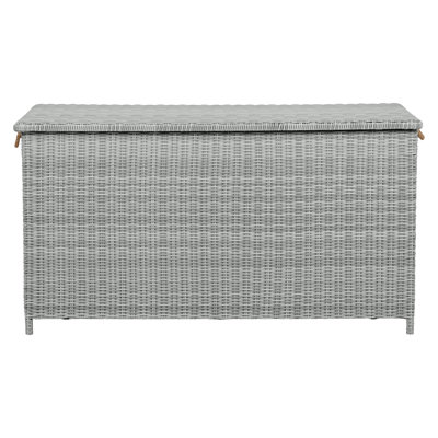 Ebern Designs Jasimen 149cm W 620L Water Resistant Wicker Deck Box