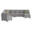 Canapé modulaire 6 pièces Anousheh